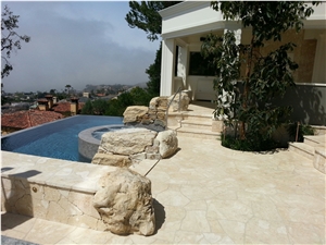 Natural Coral Stone Pool Coping, Pool Pavers
