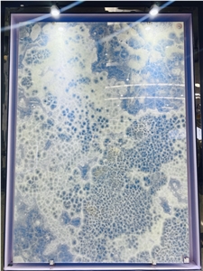 Blue Onyx Luxury Decoration Jade Stone Countertop Bartop