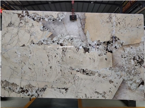 Brazil Pandora White Granite Slab For Wall