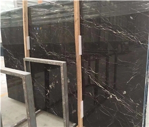 Imperial Brown Golden Marble With White And Gold Veins