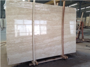 Italy Beige Oniciato Bianco Travertine Slabs And Tiles