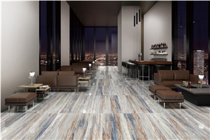 Polished Palissandro Azurro Blue Marble Floor Slabs And Tile