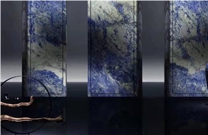 Sodalite Royal Azul Inka Blue Granite Slab And Wall Tiles