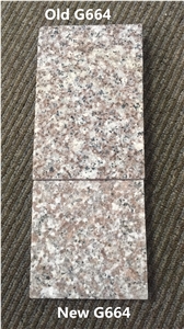G664 Old/New Quarry Pink Granite Slabs Tiles Polish Flamed