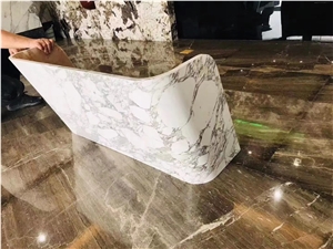 Ultra-Thin Marble 1/3/5/7Mm Tiles Translucent Table Covering