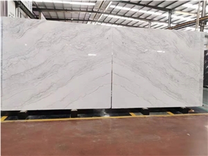 China Guangxi White Marble Polished Big Slabs & Tiles