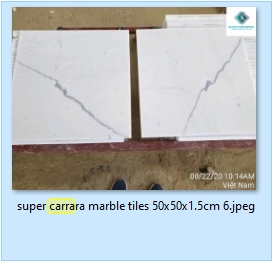 BIG SALE SUPPER CARRARA MARBLE TILES 60X60CM - BEST QUALITY