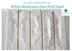 Hot Sale In New Year White White Mushroom Face Wall Panel