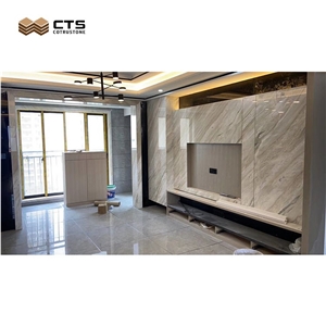 Calacatta Ondulato Antibacterial  Environmental Marble Wall