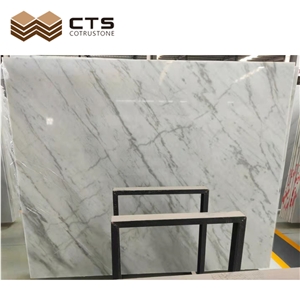 China Guangxi White Marble Big Slabs Selected Quality Grade