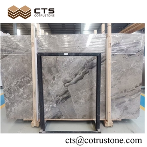 Custom Made Support Slabs Luna Grey Natural Marble Product