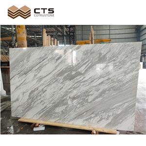 Customize Size New Volakas White Marble Slab For Floor