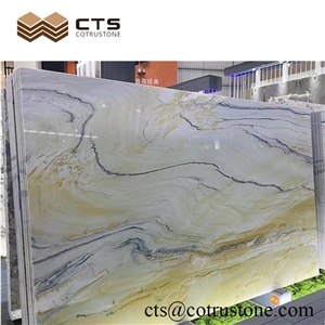 Factory Direct Supplying Ocean Wave Marble Background Wall