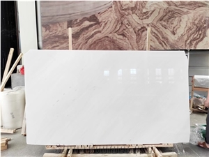 Factory Price Interior Wall Polaris White Marble Slabs Tiles