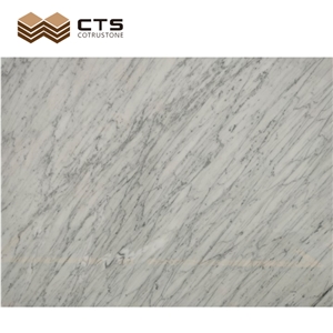 High Quality Carrara White Slabs Tiles Polished Floor Marble