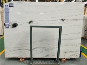 High Quality Interior Wall Panda White Marble Slabs