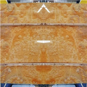 Polishing Onyx Interior Flooring Big Slabs Dream Orange