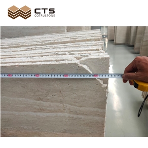 Super White Travertine Stone Slabs Tiles Flooring Wall Decor