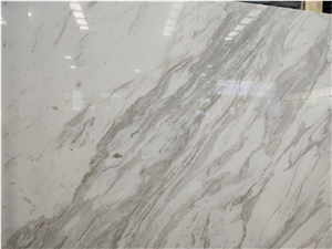 Volakas White Gray Hot Sale Slabs Tiles Polished  Marble