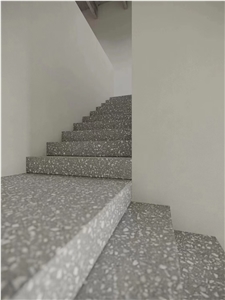 Terrazzo Paver Floor Wall Tile Pool Coping SY0339 Dark Grey