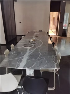 Casso Grey Marble Polished Slab For Floor  Stair Wall