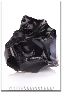 Black Obsidian Obsidian Rough Stone
