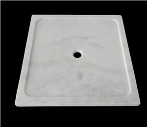 Afyon White Marble Shower Tray– Shower Stalls 1001
