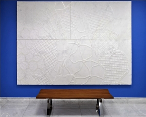 Marble CNC Engraved Wall Panel Wall Decorations – Reference 1002