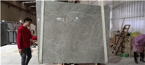 Big Natural Grey Marble Slab Tile