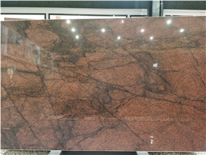 Brazil Vermelho Dragon Red Granite Slab