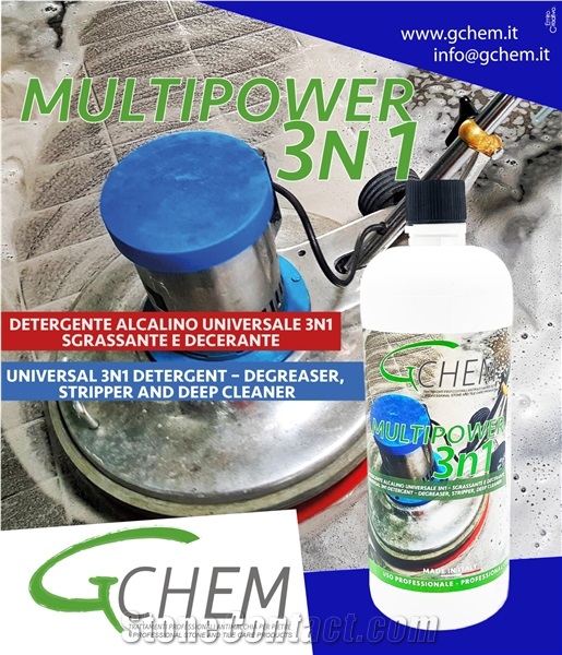 Multipower 3N1 - Alkaline Based Detergent For Stone