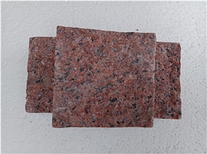 Red Granite Sawn Cube Stone (Maple Red GR6)