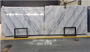 High Quality Polished Bruce Grey Marble For Wall&Background