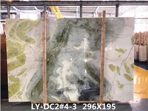 High Quality Polished Dreaming Green Marble For Decoration