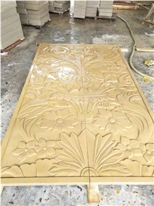 Golden Sandstone Wall Tile Flooring Tile Wall Cladding