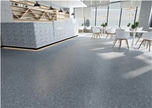 Grey Color Terrazzo Stone Slab Floor Tile