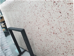 Pink Terrazzo High Quality Slab Tile
