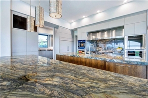 Fusion Extra Blue Quartzite Kitchen Countertops