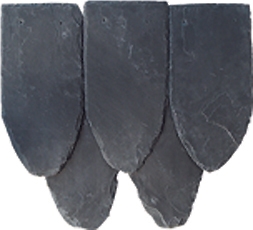 2016 Natural Stone Slate Black Hand Slate Rectangular Tray