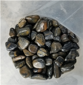 Factory Supply Decorative Polished Yellow River Pebbles