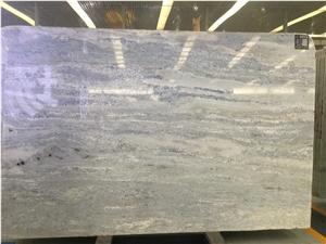 Indoor Tile Marble Stone Customized Polished Blue Marble