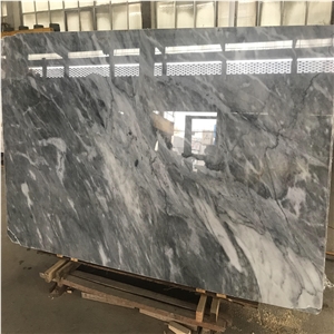 Italy Ice Grey Marble French Pattern Slab Size