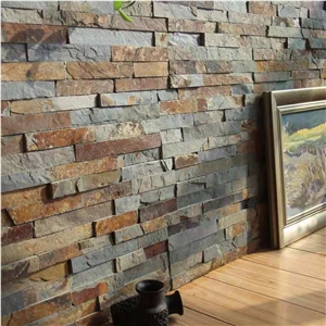 Rough Rusty Slate Wall Panel,Cultured Stone