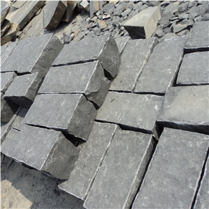 ZP Black Stone Basalt Stepping Stone Tile Paving Stone