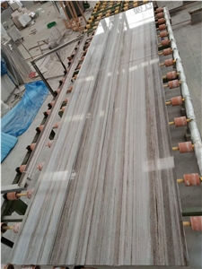 Crystal Wood Chinese Marble Wooden Veins Big Stock Slabs