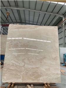 Daino Reale Beige Marble Slab With Competitive Factory Price