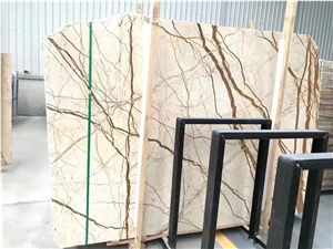 Natural Sofitel Gold Marble Cut To Size Tiles