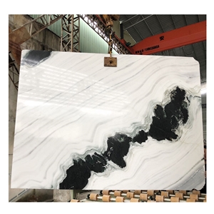 Book Match China Panda White Marble Slabs And Tiles