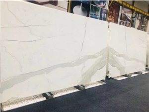 Bookmartch Marmi Bianco Calacatta White Marble Slab And Tile