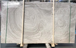 China Serpeggiante White Wooden Marble,Silk Georgette Marble